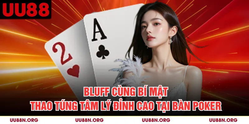 Bluff Cùng Bí Mật Thao Túng Tâm Lý Đỉnh Cao Tại Bàn Poker