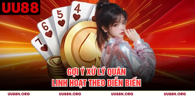 Người chơi cần cập nhật lại cấu trúc bài sau mỗi lượt để xác định quân nào còn khả năng ghép nhóm.