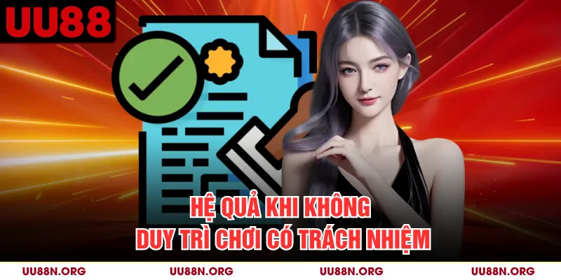 Việc mất kiểm soát có thể ảnh hưởng đến tài chính, công việc, sức khỏe và các mối quan hệ.