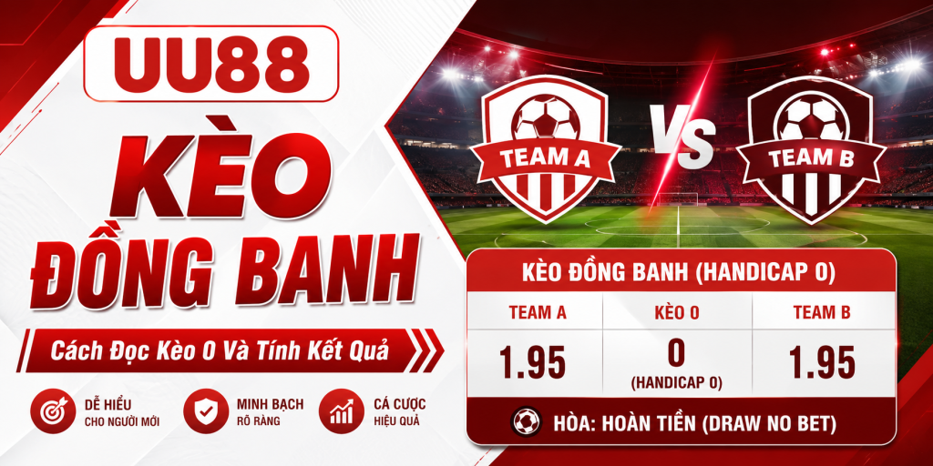 Kèo Đồng Banh Là Gì? Cách Đọc Kèo 0 Và Tính Kết Quả