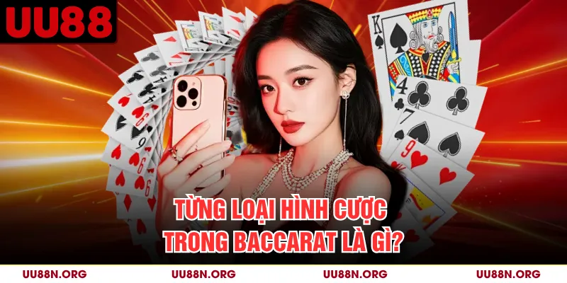 Player, Banker và Tie là ba lựa chọn chính thường xuất hiện trên bàn Baccarat.