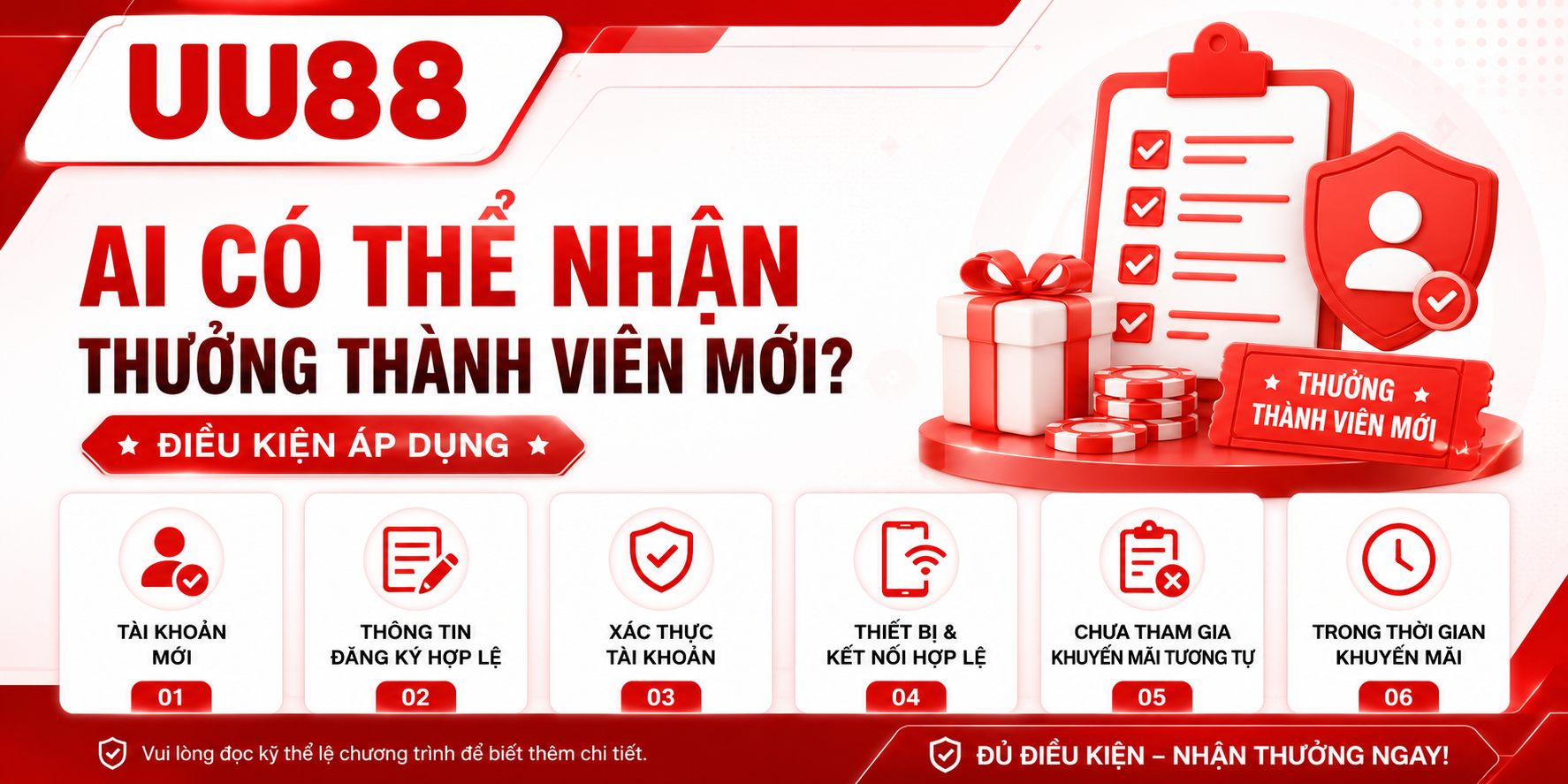 Thành viên nào có thể nhận thưởng 