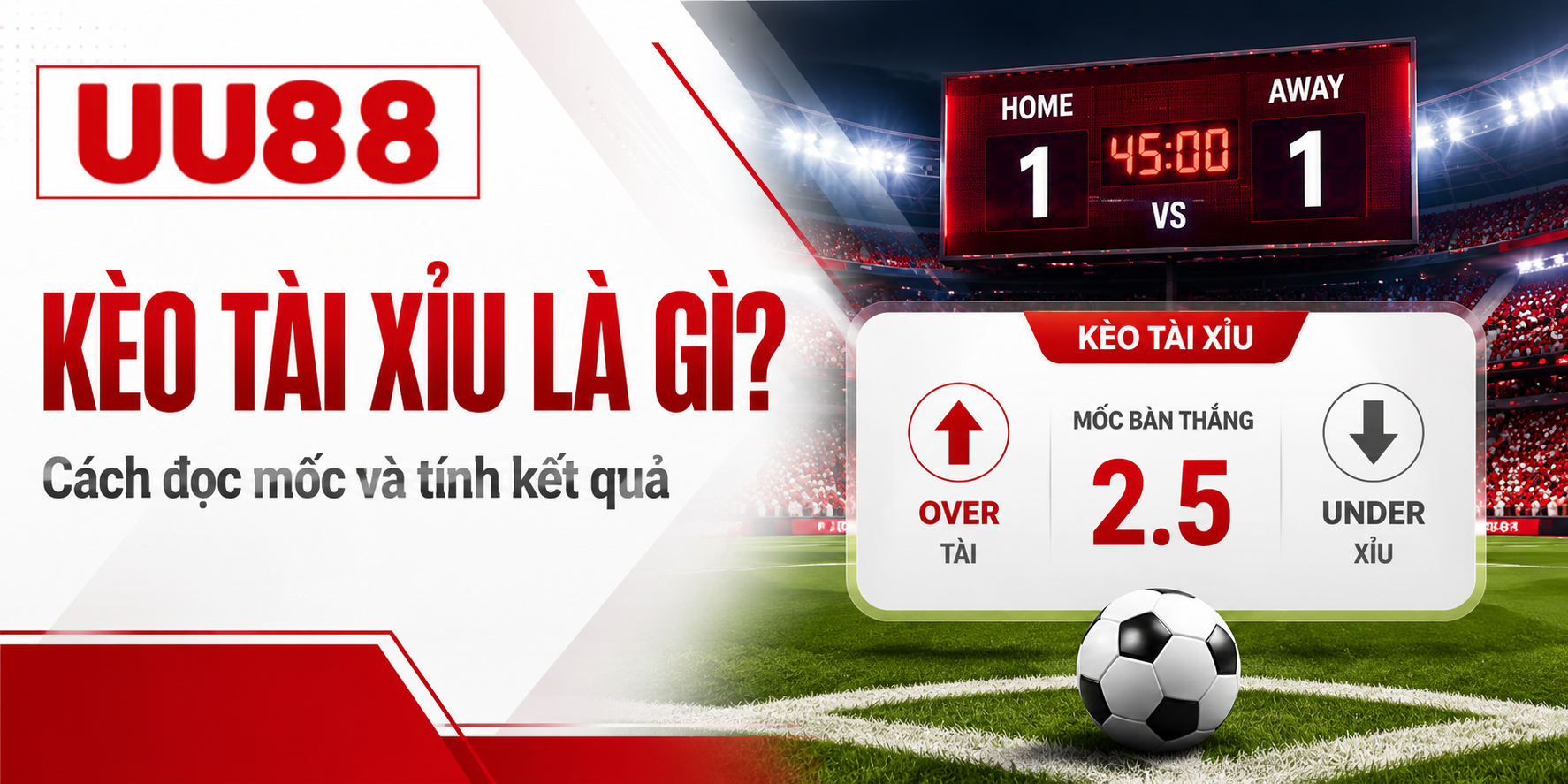 Kèo Tài Xỉu Là Gì? Cách Đọc Mốc Và Tính Kết Quả