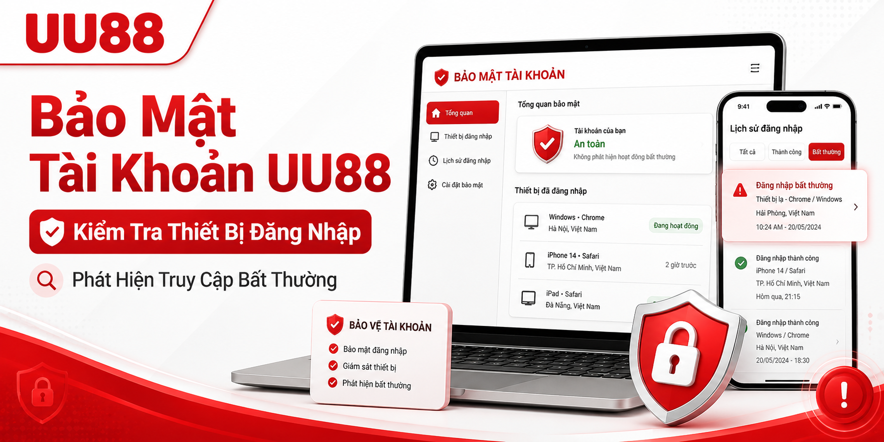 Người dùng nên thường xuyên kiểm tra thiết bị đăng nhập